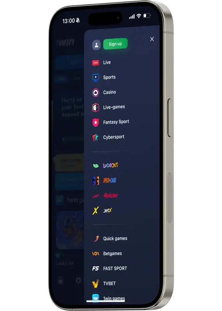 Download 1win Login on Mobile