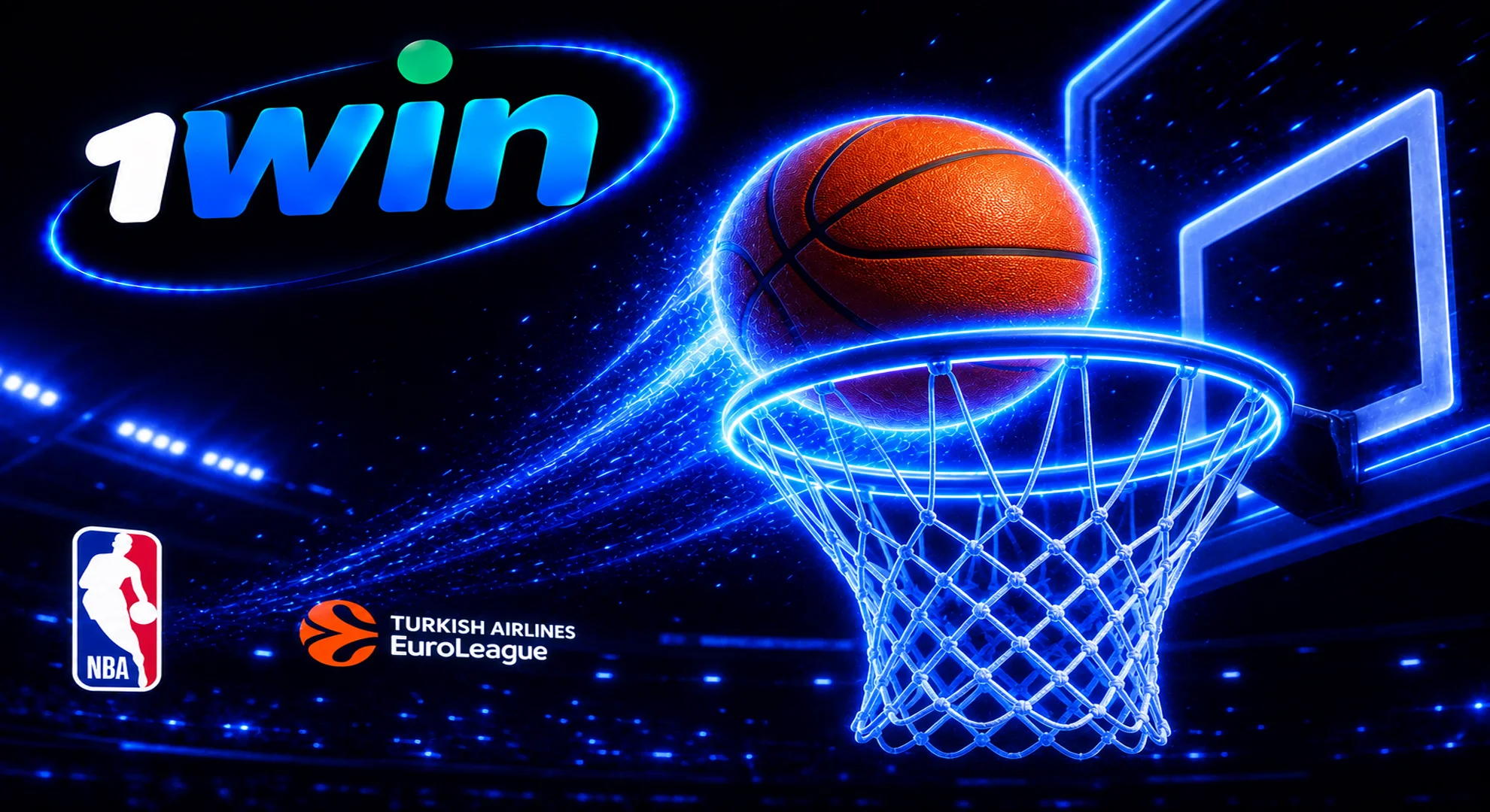 1win basketball betting Malaysia NBA EuroLeague