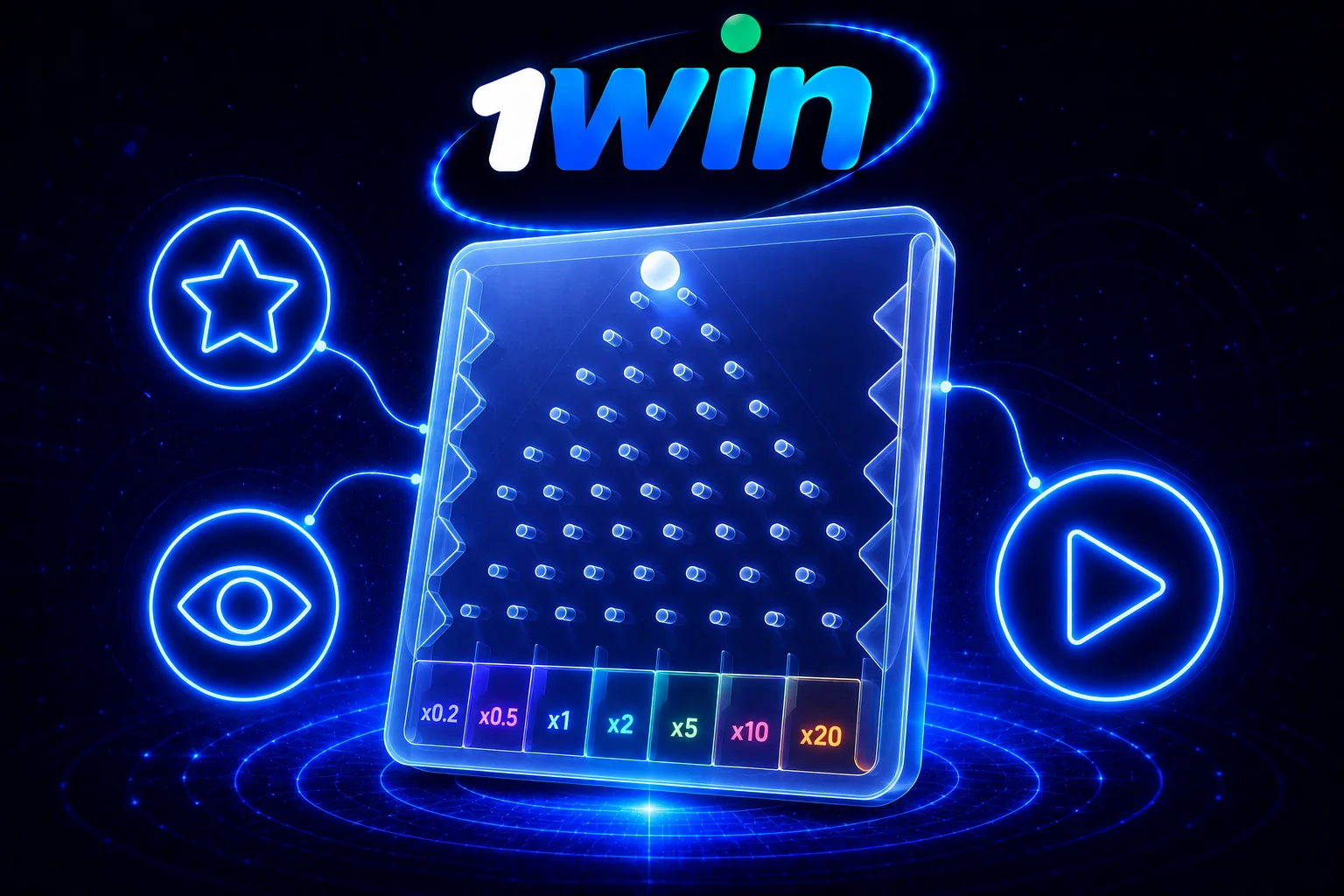 1win Plinko demo version free play Malaysia try game