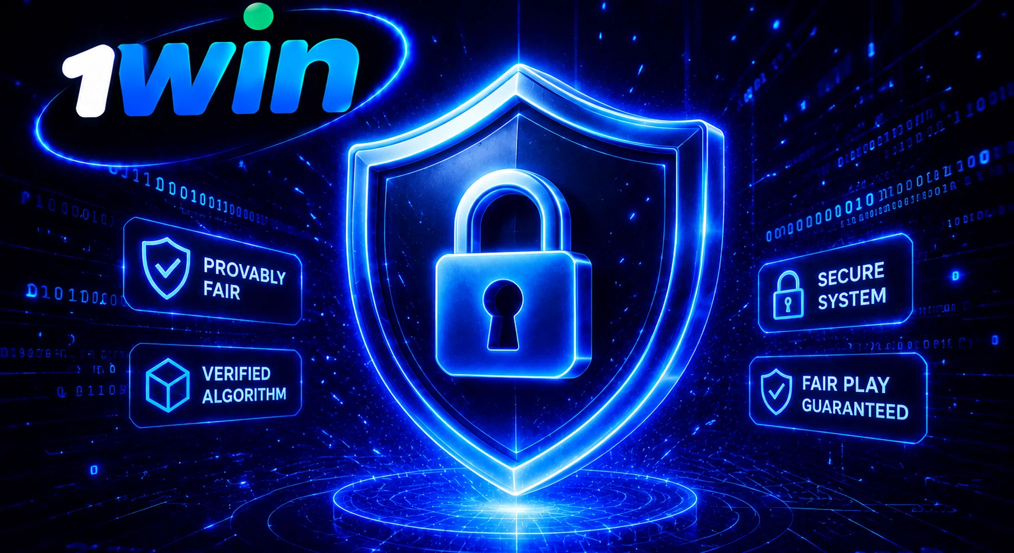 1win Mines fair play provably fair Malaysia casino security