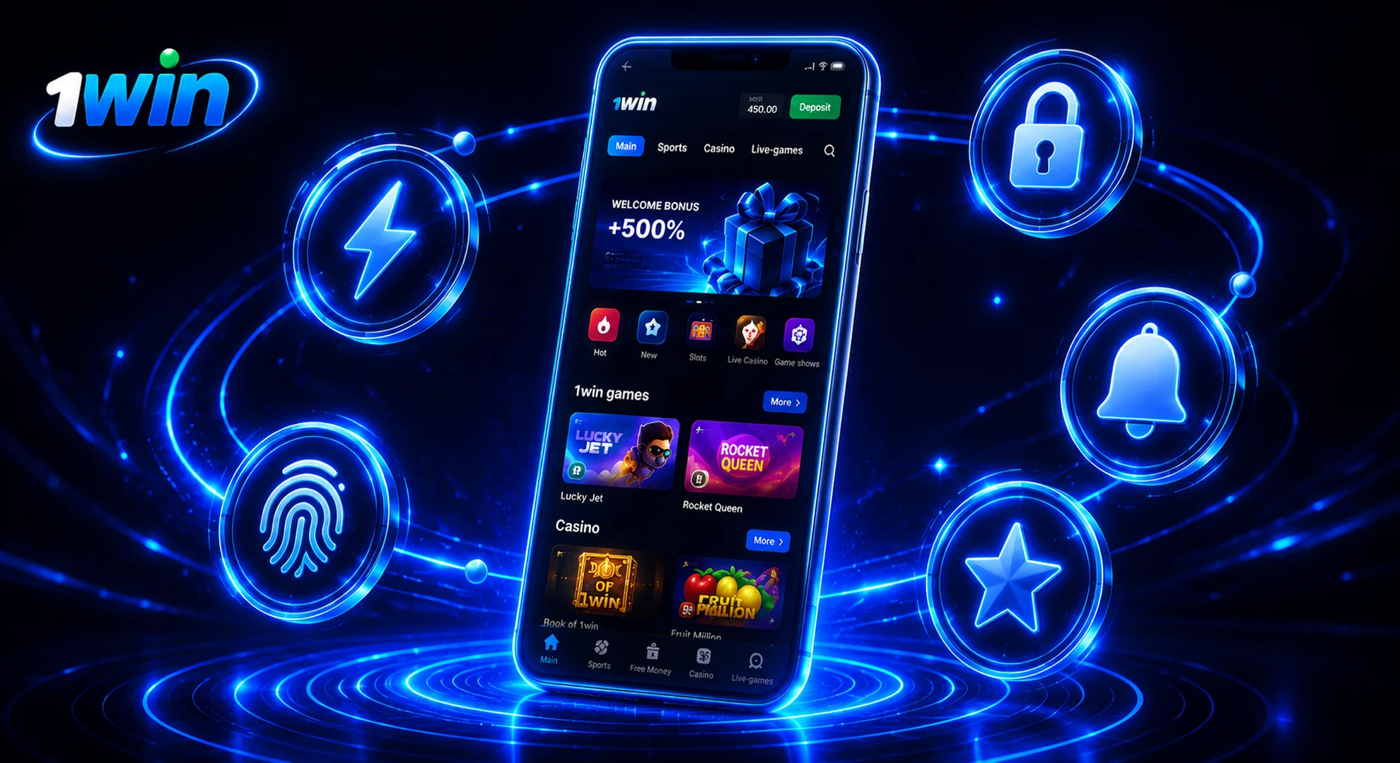 1win mobile app advantages Malaysia fast secure notifications
